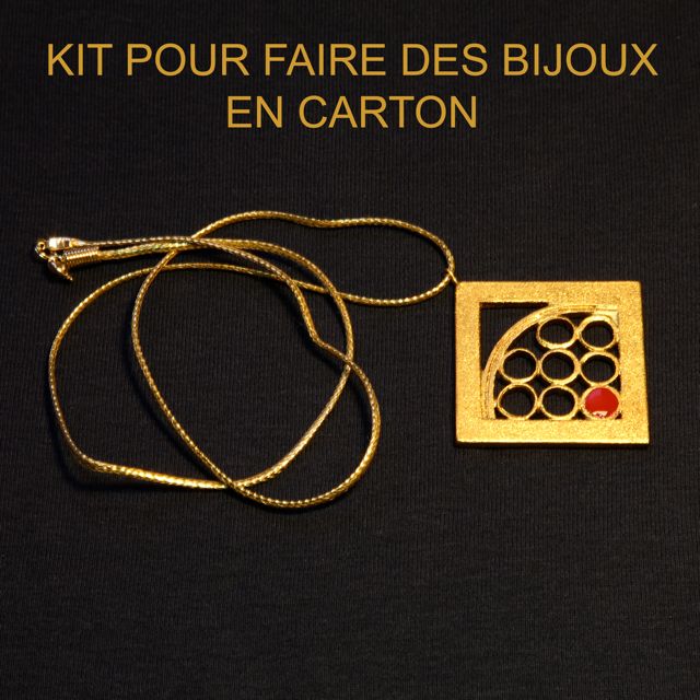 kit pour faire des bijoux en papier